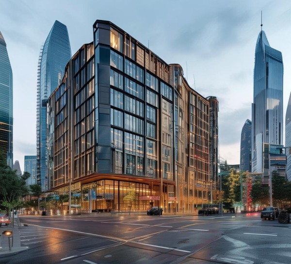 站在邻国的新时代，界首酒店单体改造，构建国际都市的本土版